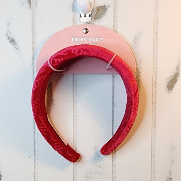 Juicy Couture Accessories - 🏷 CLEARANCE! Juicy Couture Red Velvet Headband